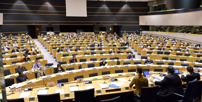 Foto 13: LIBE Committee hearing on foreign fighters with the President of Eurojust