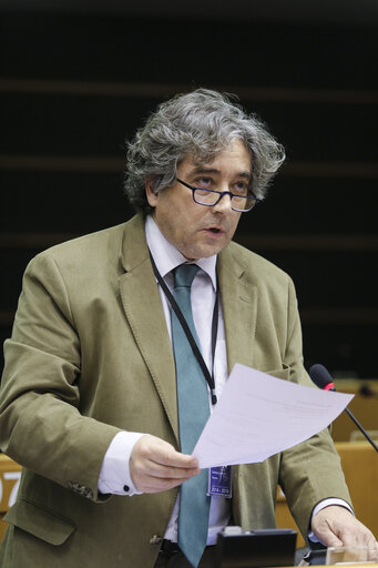 Suriet 5: Ricardo SERRAO SANTOS in plenary session in Brussels week 05 2015