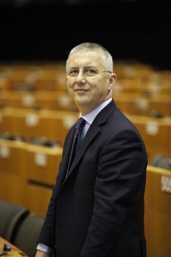 MEP Massimo PAOLUCCI at the European Parliament in Brussels