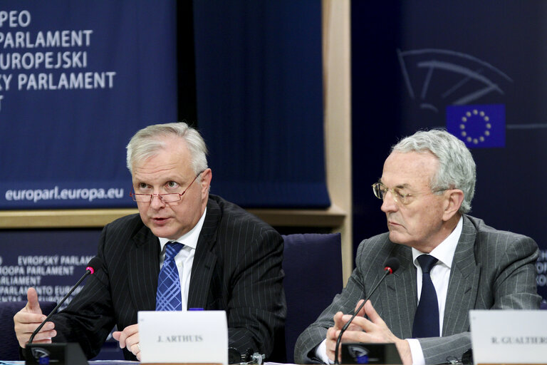 Fotografija 11: European Parliamentary Week. Press conference with EP Vice-President