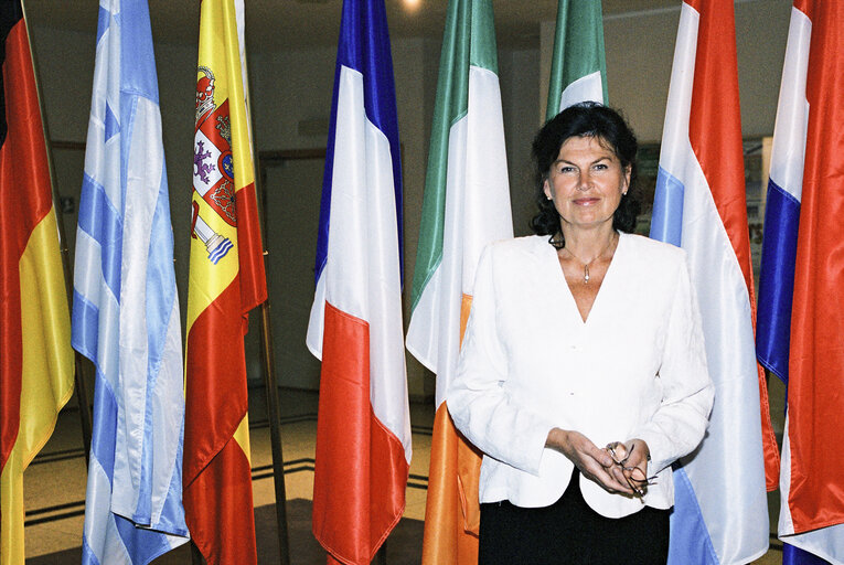 MEP Charlotte CEDERSCHIOLD in the European Parliament in Brussels