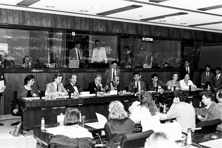 Visit of HH the Dalai Lama to the EP in Brussels in April 1990