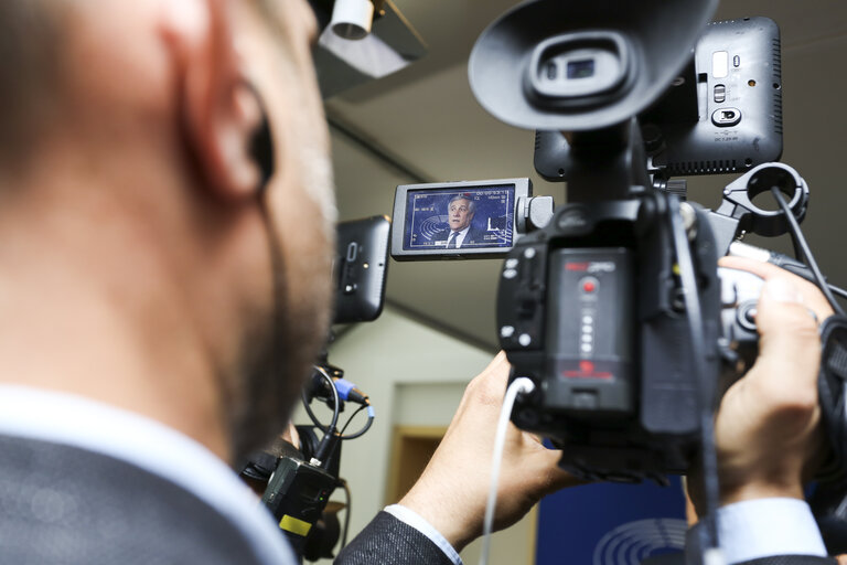 TV interview of Antonio TAJANI - EP President