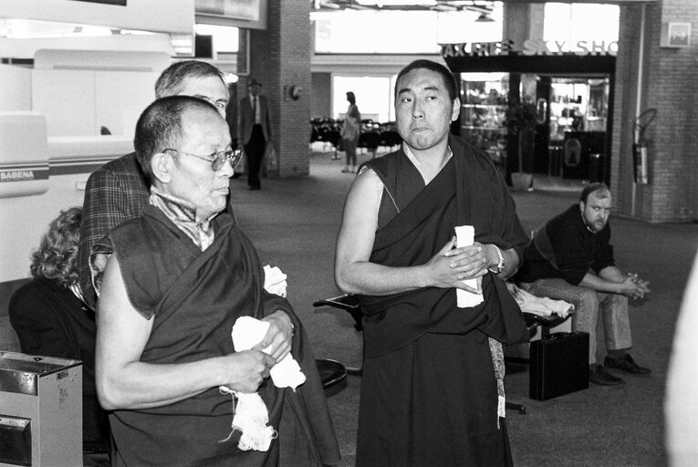 Fotografi 46: Visit of HH the Dalai Lama to the EP in Brussels in April 1990