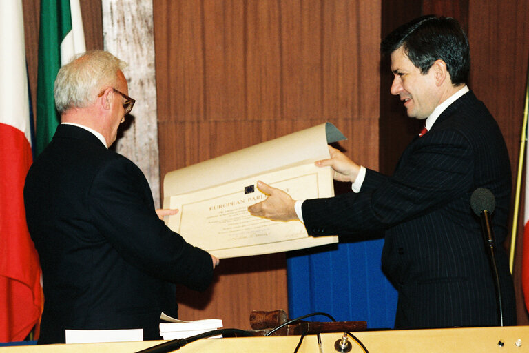 The 1991 Sakharov Prize is awarded to Adem DEMACI