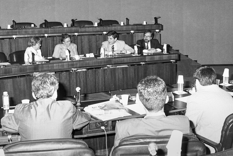 Fotografija 1: Meeting at the European Parliament in Strasbourg