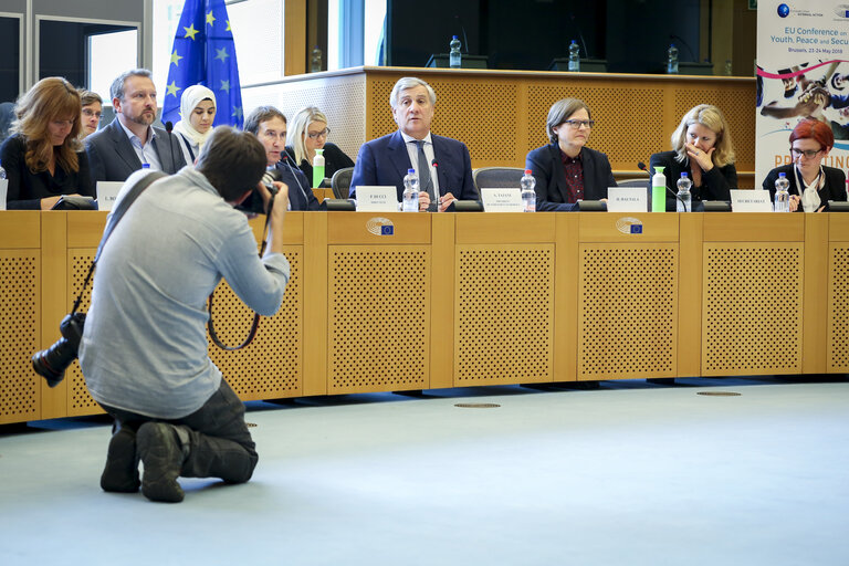 Photo 9 : High-level conference on Youth, Peace and Security - Promoting Youth in Peacebuilding - Opening speech by EP President