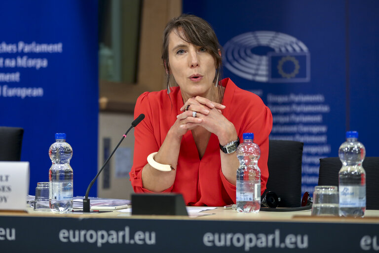 Fotografie 12: EP Press conference Adoption of the report on the Euro-Road Charging Directive