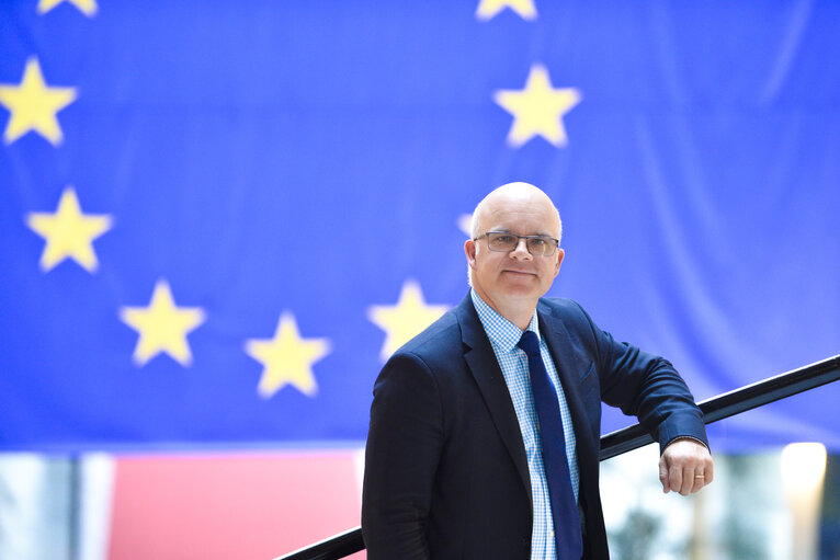 Aleksander GABELIC in the European Parliament in Strasbourg