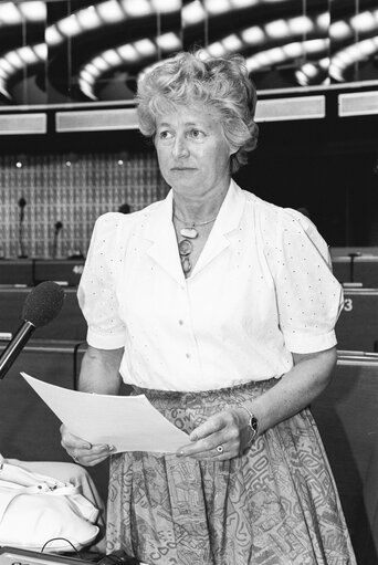 The MEP Gepa MAIBAUM in Strasbourg in September 1991.