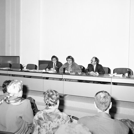 Meeting at the European Parliament in Brussels