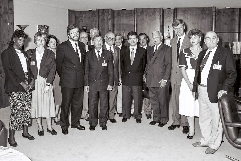 Φωτογραφία 4: EP President meets with a delegation from Luxembourg.