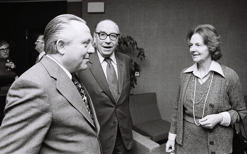 Meeting and reception after the plenary session of January 1977