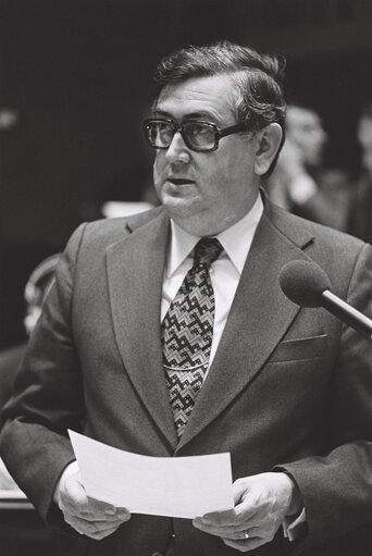 Commission Jenkins in plenary session in Luxembourg on January 1977