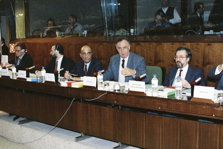 Foto 4: Meeting at the EP in Strasbourg - February 1991