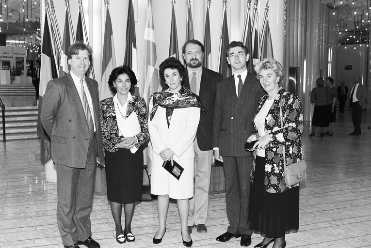 Photo 4 : UK MEPs at the European Parliament in Strasbourg