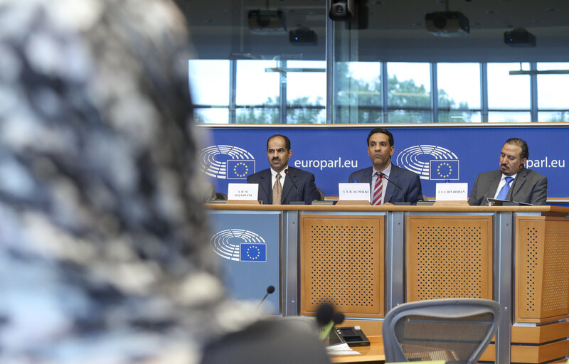 Снимка 13: Meeting of the EP Delegation for Relations with the Arab Peninsula -Exchange of views with the Spokesperson for coalition forces in Yemen, on the current situation in Yemen