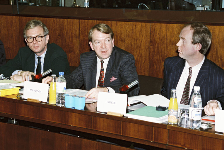 Meeting of the Subcommittee on Security and Disarmament in Strasbourg in February 1993.