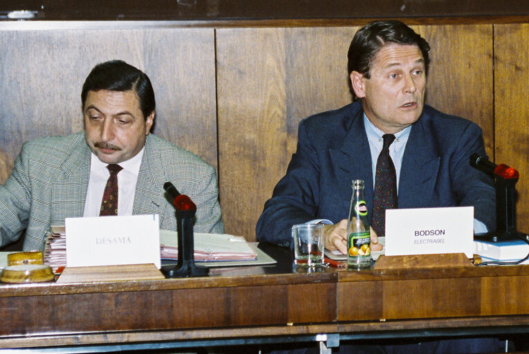 Valokuva 10: Meeting in October 1992: 'What liberalisation for gas and electricity?'