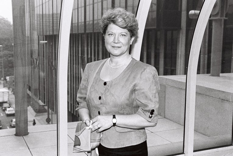 Fotogrāfija 2: Portrait of Anna HERMANS at the EP in Strasbourg.