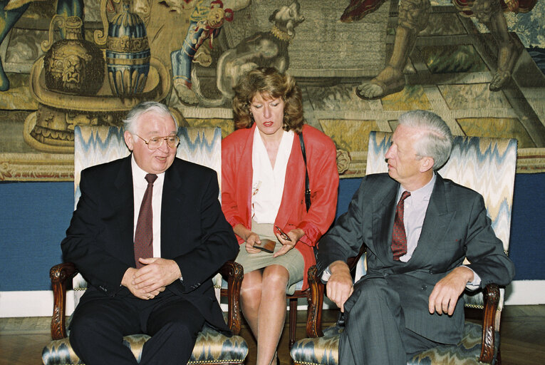 Fotografie 15: Visit of the President of the EP to the Houses of Parliament of Belgium.