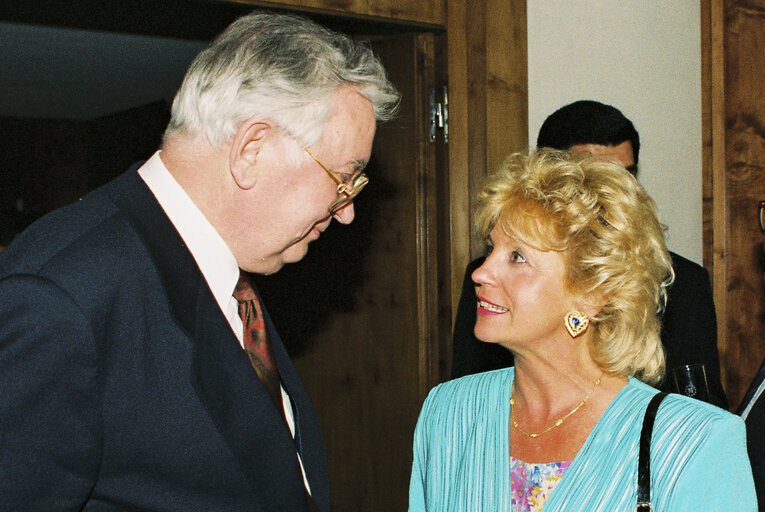 Valokuva 7: Egon KLEPSCH EP President, Nicole PERY in Strasbourg on July 8, 1992.