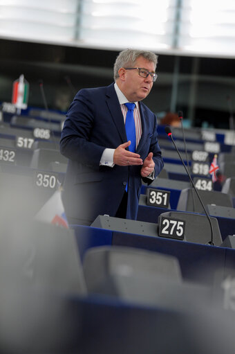 Fotografie 21: Plenary session week 11 2015 in Strasbourg - Explanation of votes