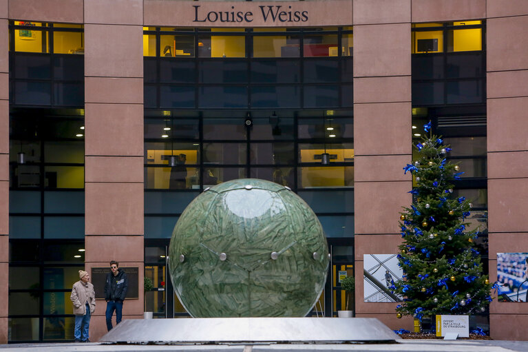 Christmas Tree at EP Parliament in Strasbourg