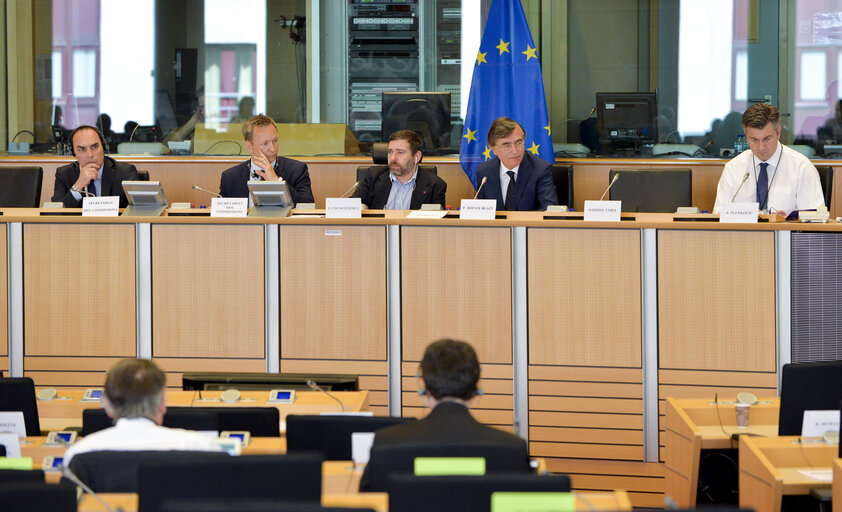 Photo 17: AFET Committee on Foreign Affairs - Meeting with  Philippe DOUSTE- BLASY, Under-Secretary-General  of the United Nation