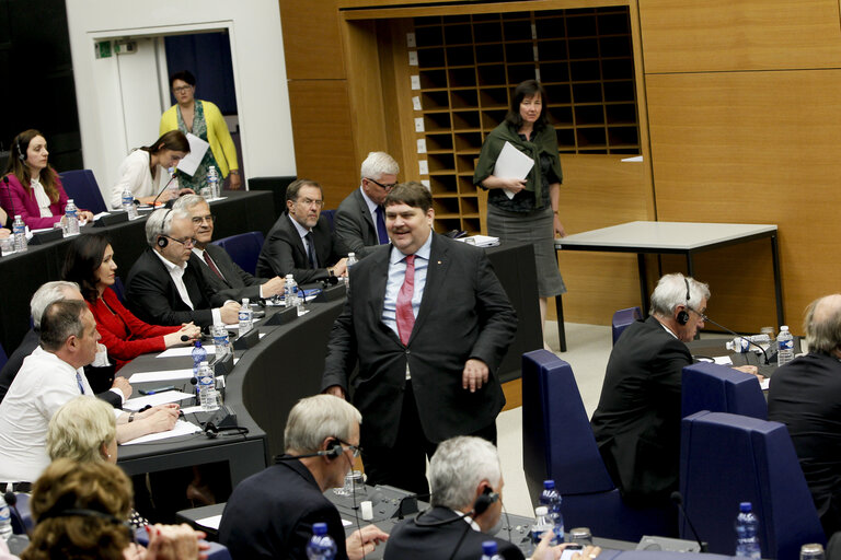 Foto 6: Meeting of the Croatian Delegation in the European Parliament - Session of the Paneuropean Working Group of the European People's Party on the Topic of the 'Two years membership of Croatia'