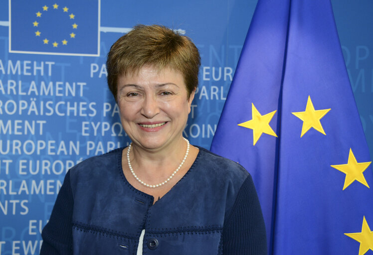 Fotogrāfija 3: Martin SCHULZ - EP President meets with Commissioner Kristalina.GEORGIEVA