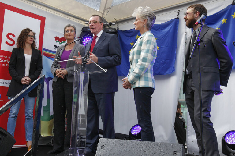 Photo 22: Eurovision 2014 song contest winner concert on Esplanade Solidarnosc at the European Parliament in Brussels