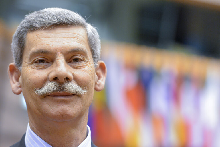 Fotagrafa 10: MEP Eleftherios SYNADINOS at the European Parliament in Brussels