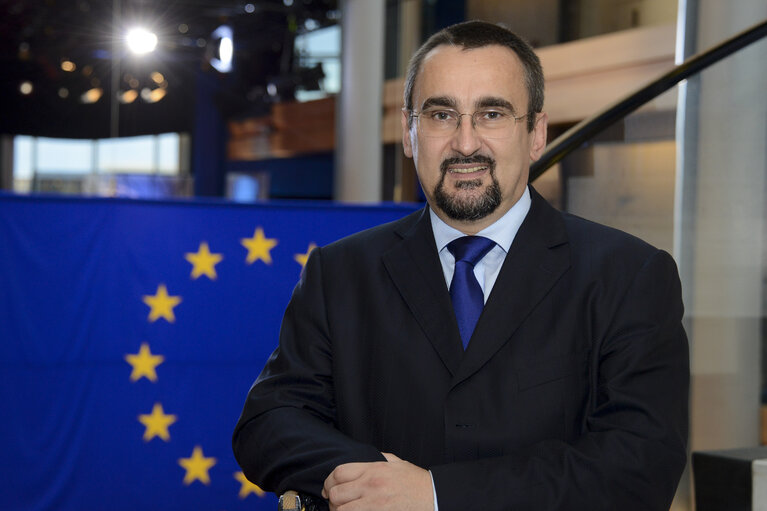 Fotó 13: Pavel POC in the European Parliament in Strasbourg