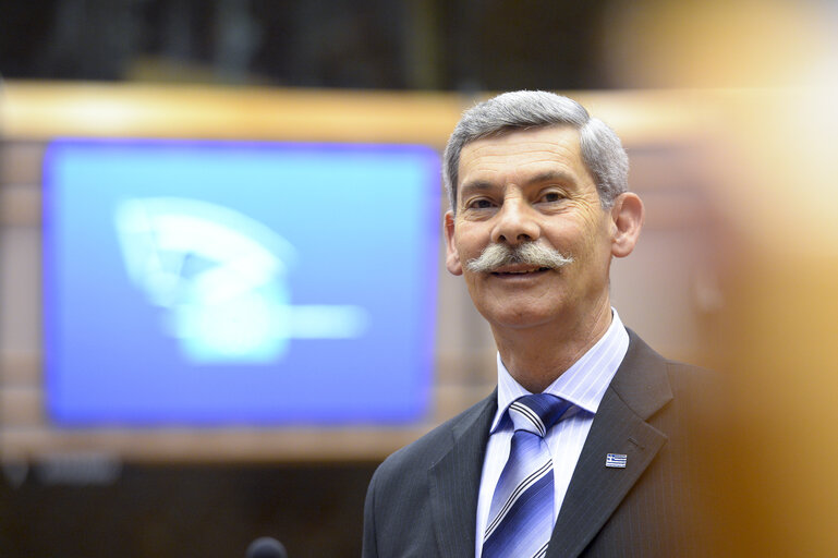 Fotagrafa 15: MEP Eleftherios SYNADINOS at the European Parliament in Brussels