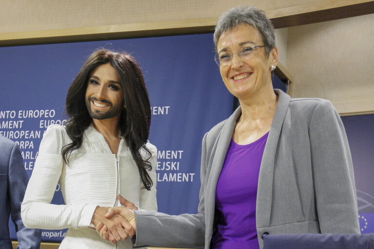 Press conference with Conchita WURST - 2014 Eurovision song contest winner