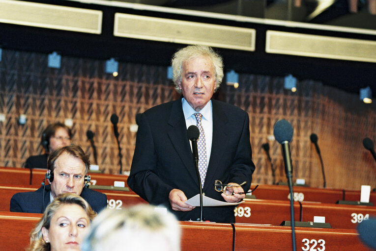 Foto 2: Plenary session in Strasbourg - Presentation of the European Ombudsman Yearly Report 1996