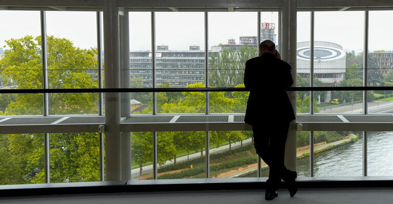 Martin SCHULZ - EP President meets with Commissioner Designate Frans TIMMERMANS