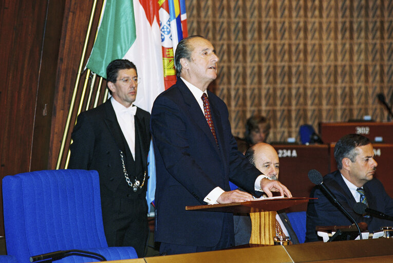 Fotogrāfija 3: The President of Austria makes an official visit to the EP in Strasbourg