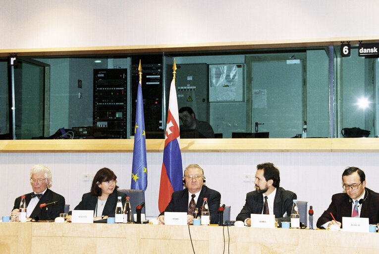 Fotografie 3: Visit of the President of Slovakia to the EP.