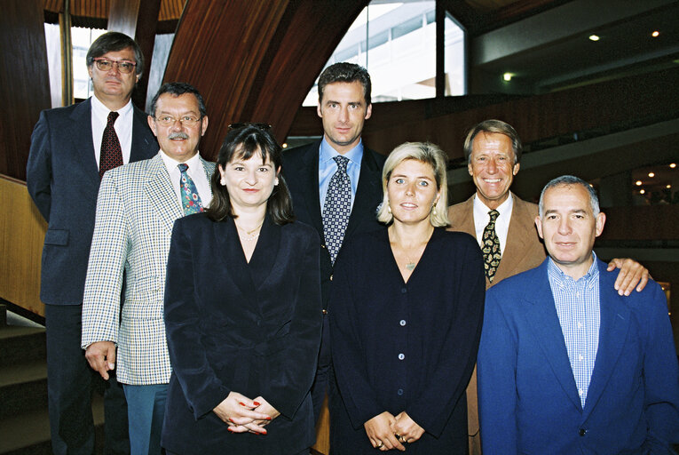 Fotogrāfija 2: Austrian NA MEPs with Susanne RIESS-PASSER