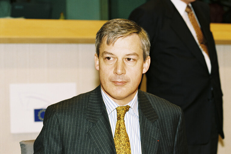 Meeting with Vice-President of the European Central Bank at the European Parliament in Brussels