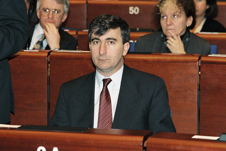 MEP Gay MITCHELL in Plenary Session in Strasbourg