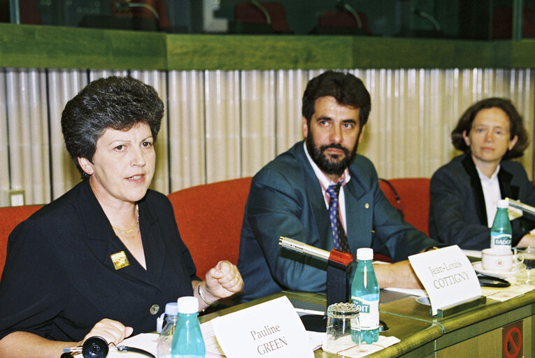 Nuotrauka 2: Meeting with socialist group MEPs in Strasbourg