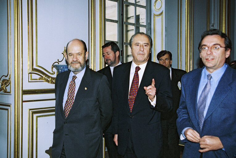 Fotogrāfija 1: The President of Austria makes an official visit to the EP in Strasbourg