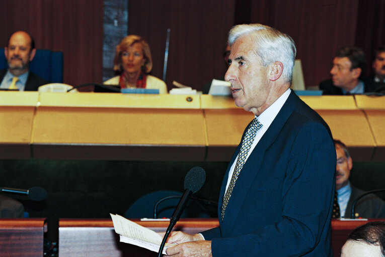 Fotografija 21: Plenary session in Strasbourg - Presentation of the Luxembourg Presidency work programme