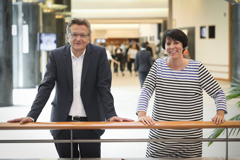 Foto 1: Dietmar KOSTER in the European Parliament in Brussels