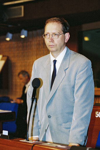 MEP Eric PINEL in Strasbourg