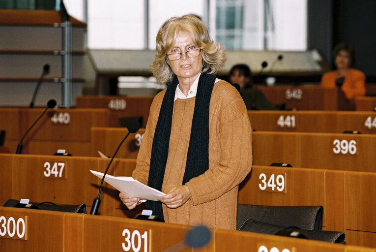 Φωτογραφία 2: MEP Carmen DIEZ DE RIVERA ICAZA at the European Parliament in Brussels