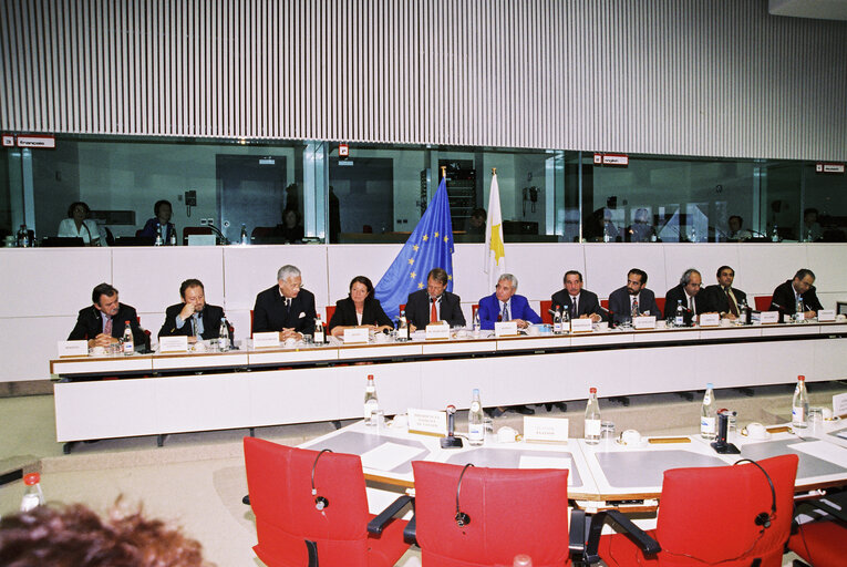 Fotogrāfija 17: EU-Cyprus Joint Committee meeting